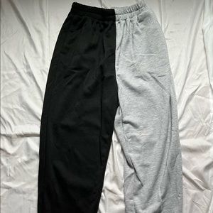 Black and grey sweats